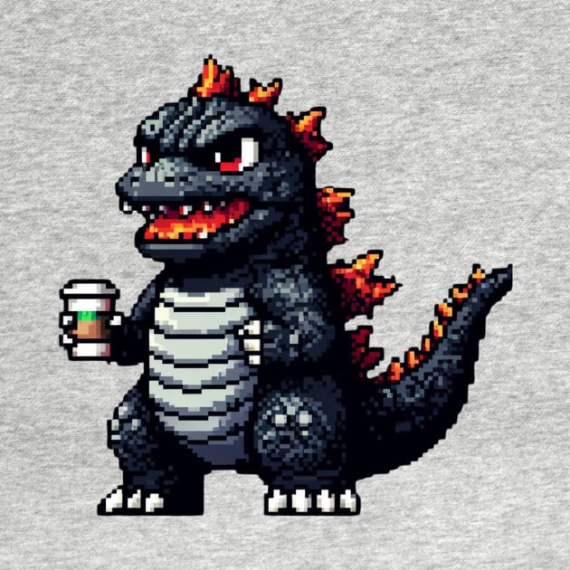 Pixel Godzilla Gojira Ni by Amado ⭐⭐⭐⭐⭐